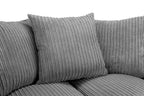 Harley Jumbo Sofa 3+2 Set Grey