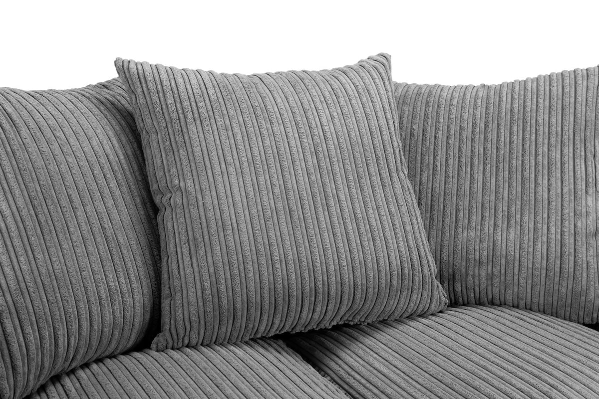 Harley Jumbo Sofa 3+2 Set Grey