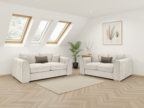 Naples Sofa 3+2 Set Beige