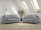 Nebraska Sofa 3+2 Set Slate