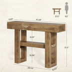 41.34-inch console table