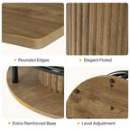 39-Inch Square Bar Table, Wooden Bistro Table with Footrest for Kitchen and Cafe
