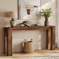 70.9-Inch Solid Wood Console Table, Sofa Table for Hallway
