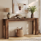 70.9-Inch Solid Wood Console Table, Sofa Table for Hallway