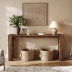 70.9-Inch Solid Wood Console Table, Sofa Table for Hallway