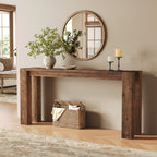 70.9-Inch Solid Wood Console Table, Sofa Table for Hallway