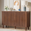 59.4-Inch Modern Buffet Cabinet with Doors and 4-Tier Inner Shelves, Sideboard Storage Cabinet for Living Room Kitchen and Dining Room