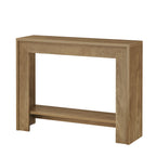 41.3-Inch Farmhouse Console Table with 2-Tier Open Storage, Narrow Entryway Sofa Table for Living Room Hallway and Foyer