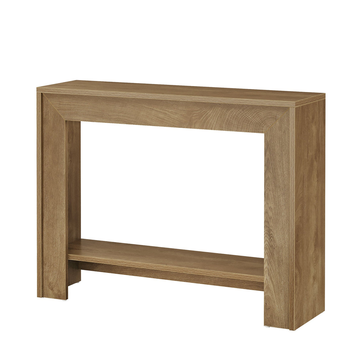 41.3-Inch Farmhouse Console Table with 2-Tier Open Storage, Narrow Entryway Sofa Table for Living Room Hallway and Foyer