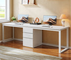 78.7-Inch 2 Person Computer Desk with 3 Drawers, Extra Long Double Desk for Home Office