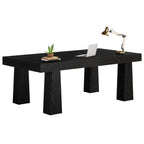 63" Executive Desk, Industrial Computer Desk for Home Office