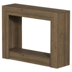 41-Inch Farmhouse Console Table, Narrow Sofa Table with 2-Tier Storage