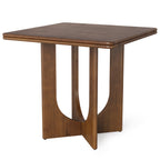 31.5-Inch Square Dining Table, Solid Wood Small Kitchen Table for 2-4 People in Dining Room Small Spaces