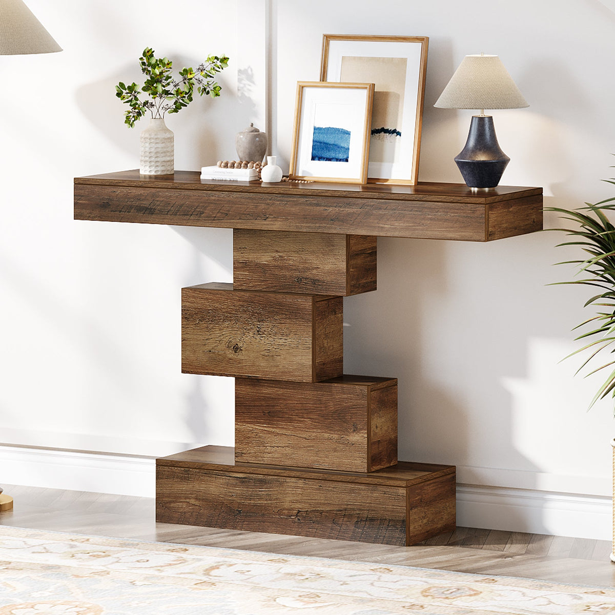 42.5-inch narrow console table