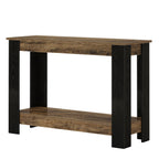 41-Inch Narrow Console Table with 2-Tier Open Storage, Modern Farmhouse Sofa Table for Entryway