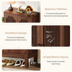 20 Pairs Shoe Cabinet, 6 - Tier Shoe Storage Organizer with Adjustable Shelves