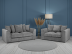 Harley Jumbo Sofa 3+2 Set Grey