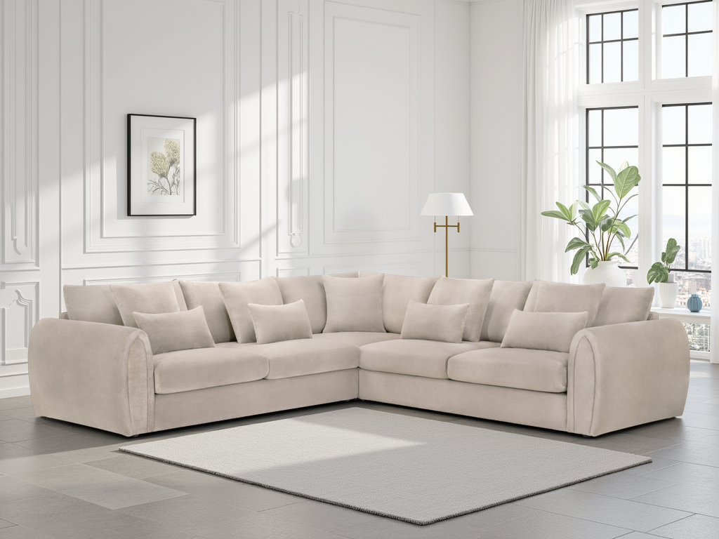 Mirabel Sofa Large Corner Mocha