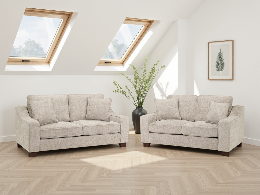 Nebraska Sofa 3+2 Set Stone