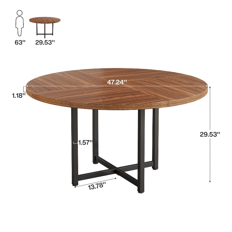 47-inch round dining table