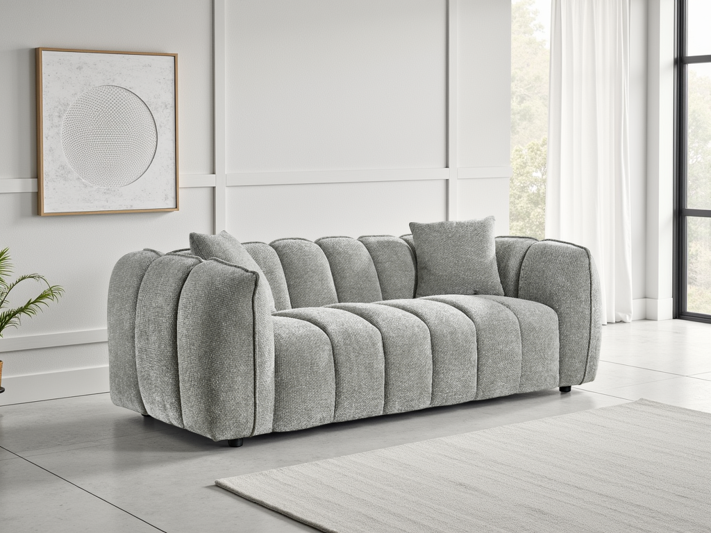 Venice Sofa 3 Seater Grey