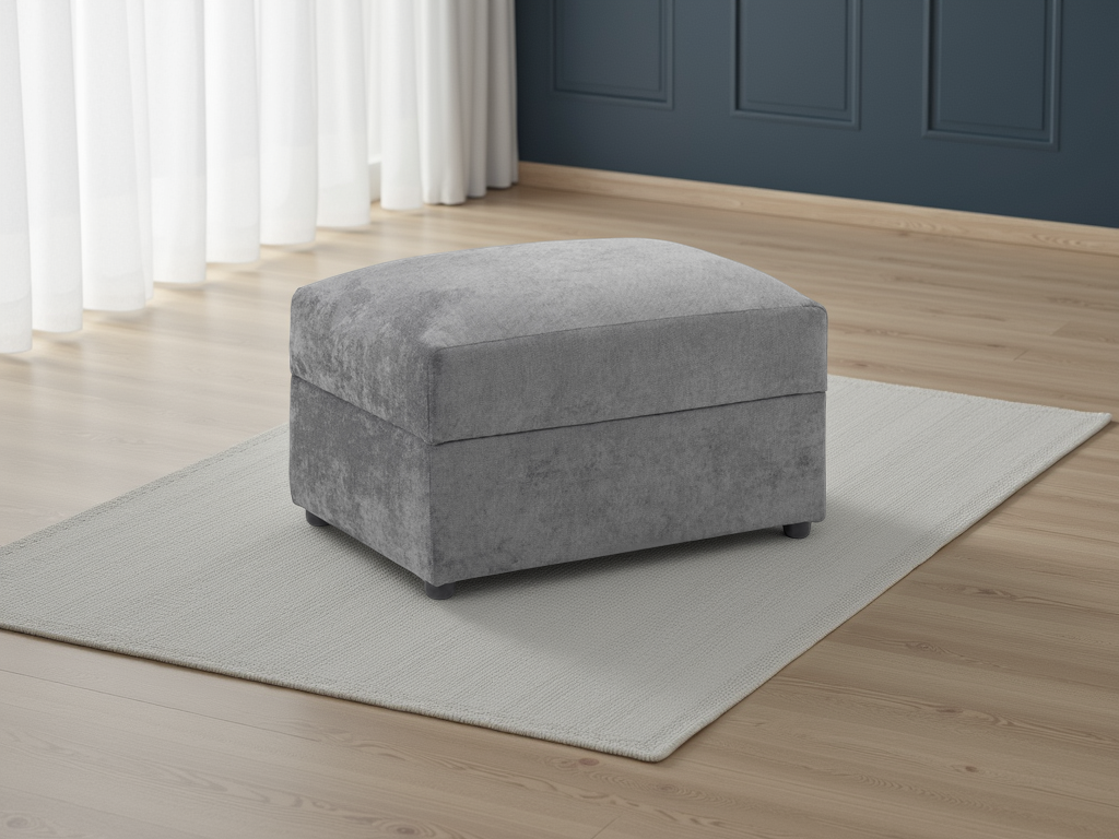 Maxwell Sofa Footstool Grey