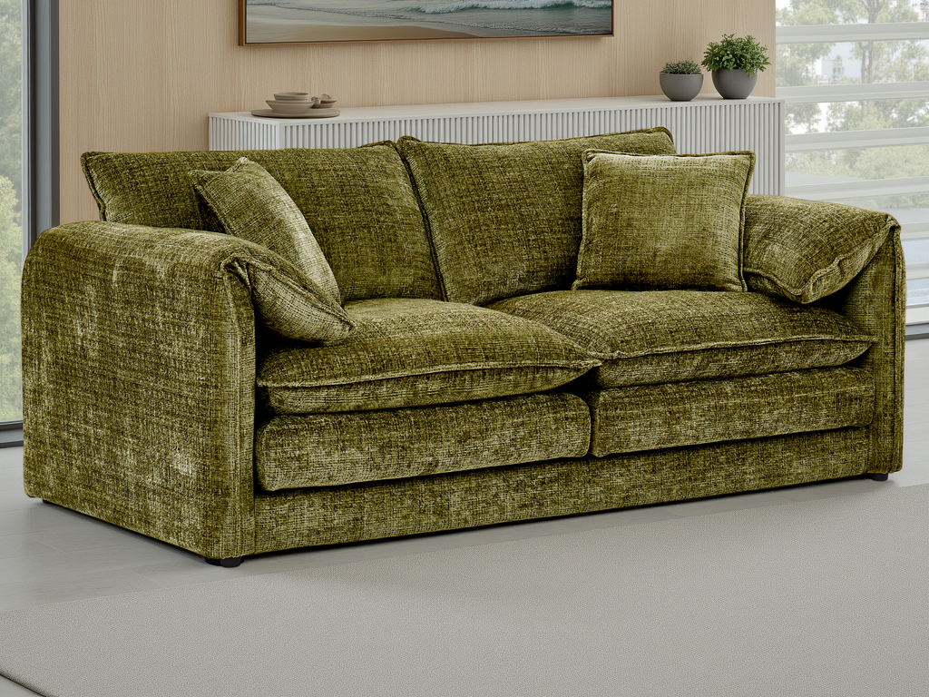 Solaya Sofa 3 Seater Olive
