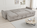 Moscow Sofa Bed U Shape Corner Beige