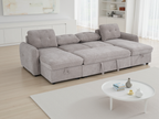 Moscow Sofa Bed U Shape Corner Beige