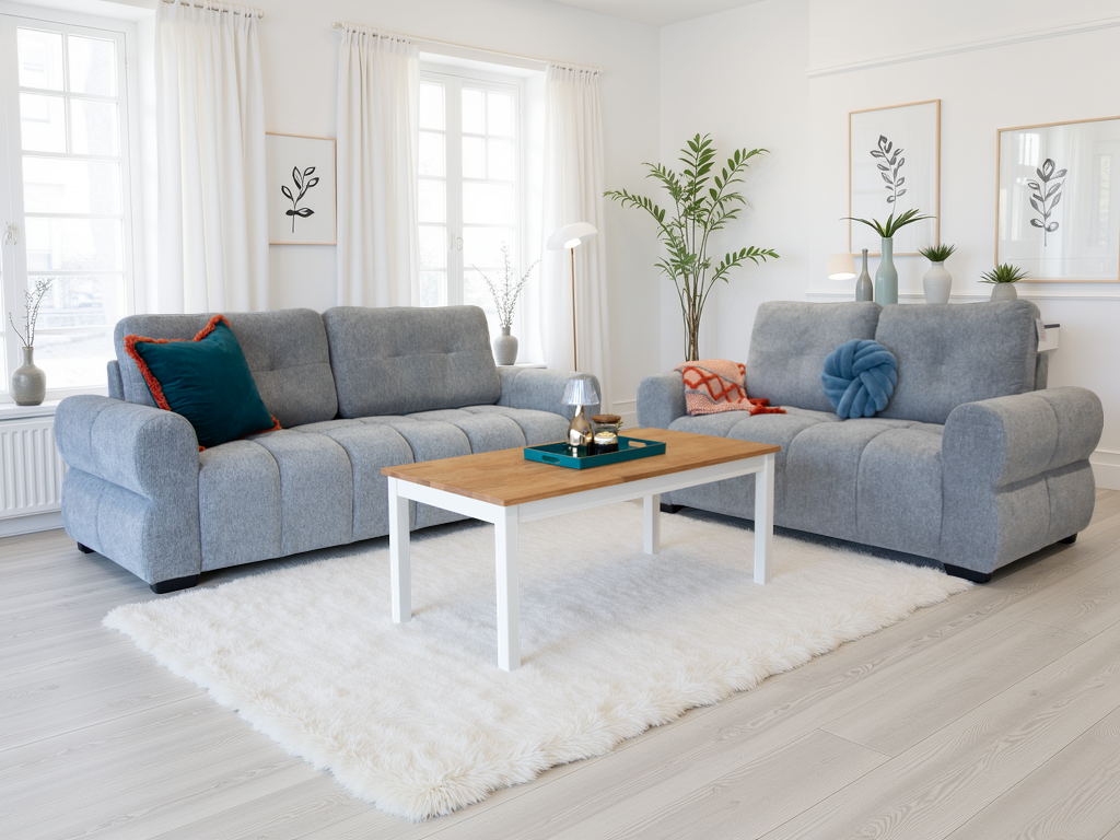 San Marino Sofa 3+2 Set Grey