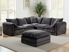 Solaya Sofa Large Corner Black