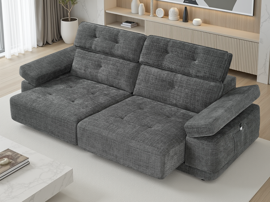 Kendal Floating Sofa Bed Light Grey