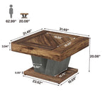 #Colour_Rustic Brown & Grey