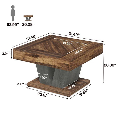 #Colour_Rustic Brown & Grey