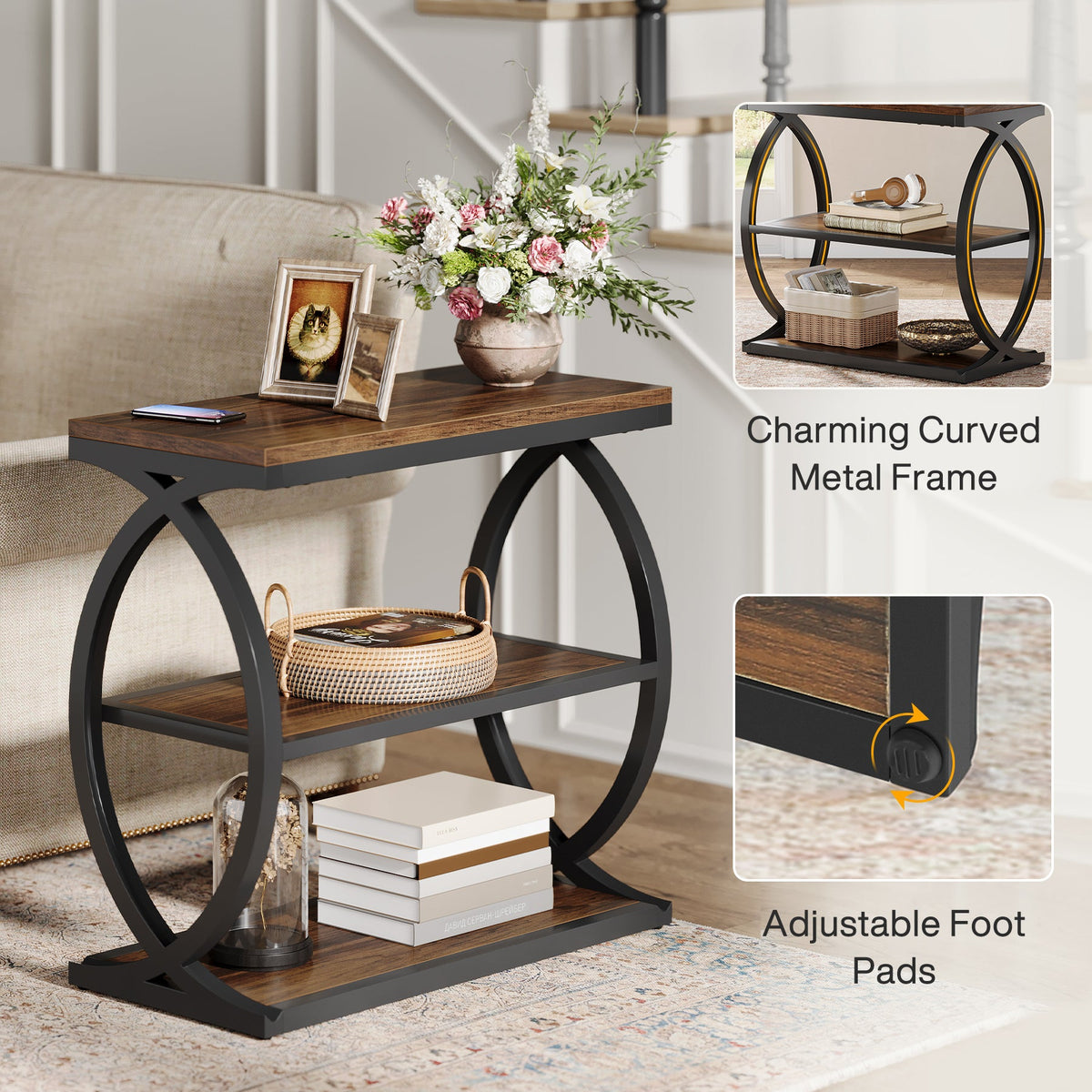 #Colour_Rustic Brown & Black