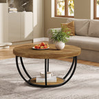31.7-inch round coffee table