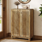 43.3-Inch Shoe Cabinet with 5-Tier Storage, Wooden Entryway Organizer for Up to 24 Pairs