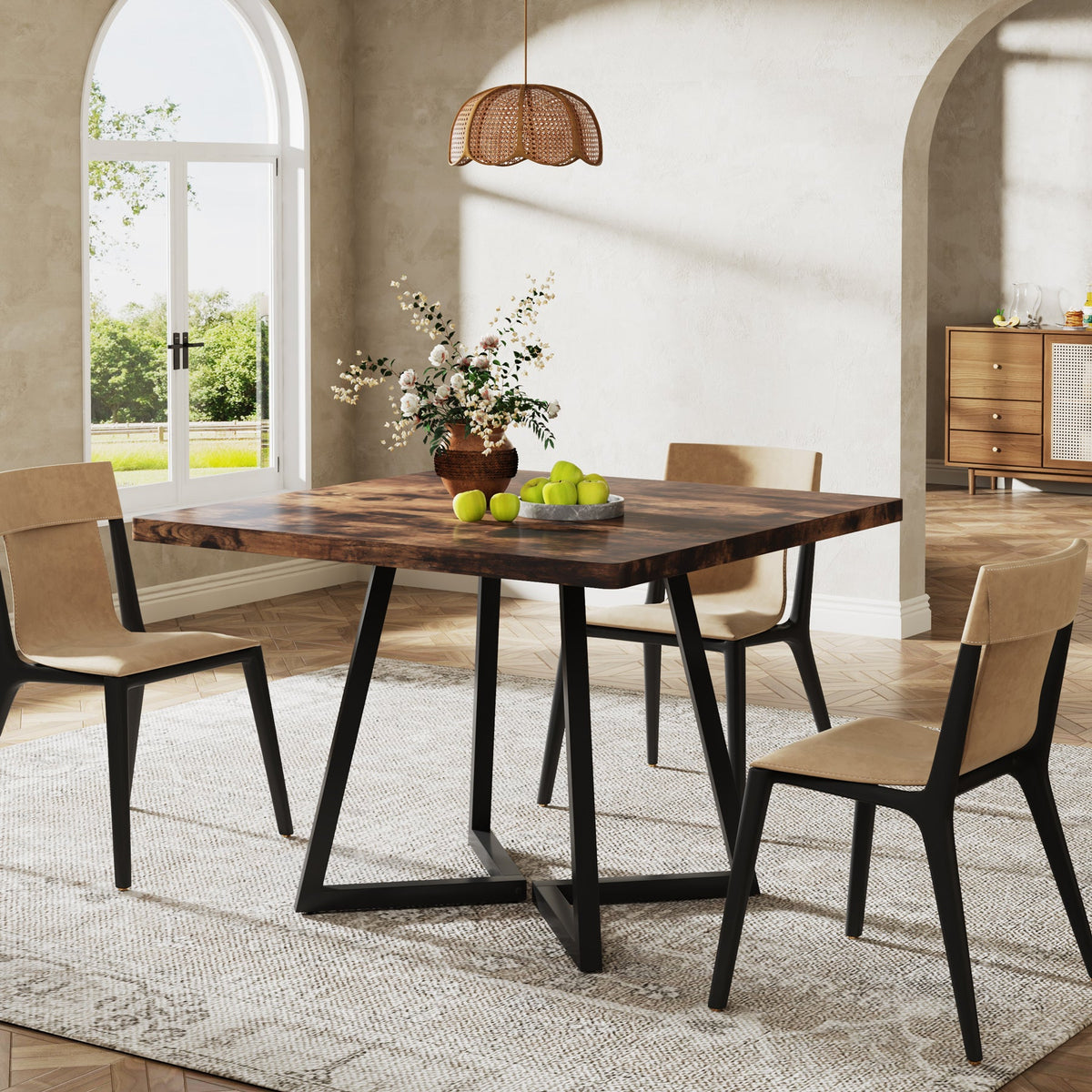 #Colour_Rustic Brown & Black