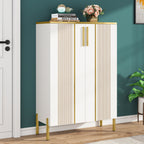 Shoe Cabinet , 6-Tier Shoe Storage Organizer with Adjustable Shelves & Doors