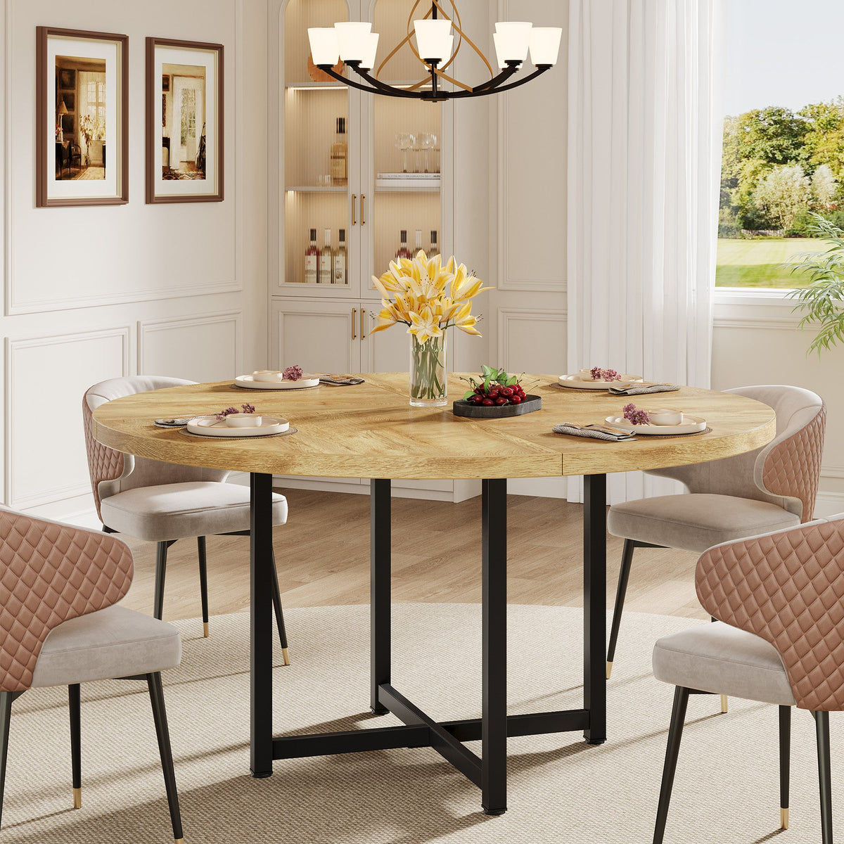 47-inch round dining table