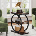 3-tier industrial end table
