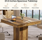 31.5-inch square conference table