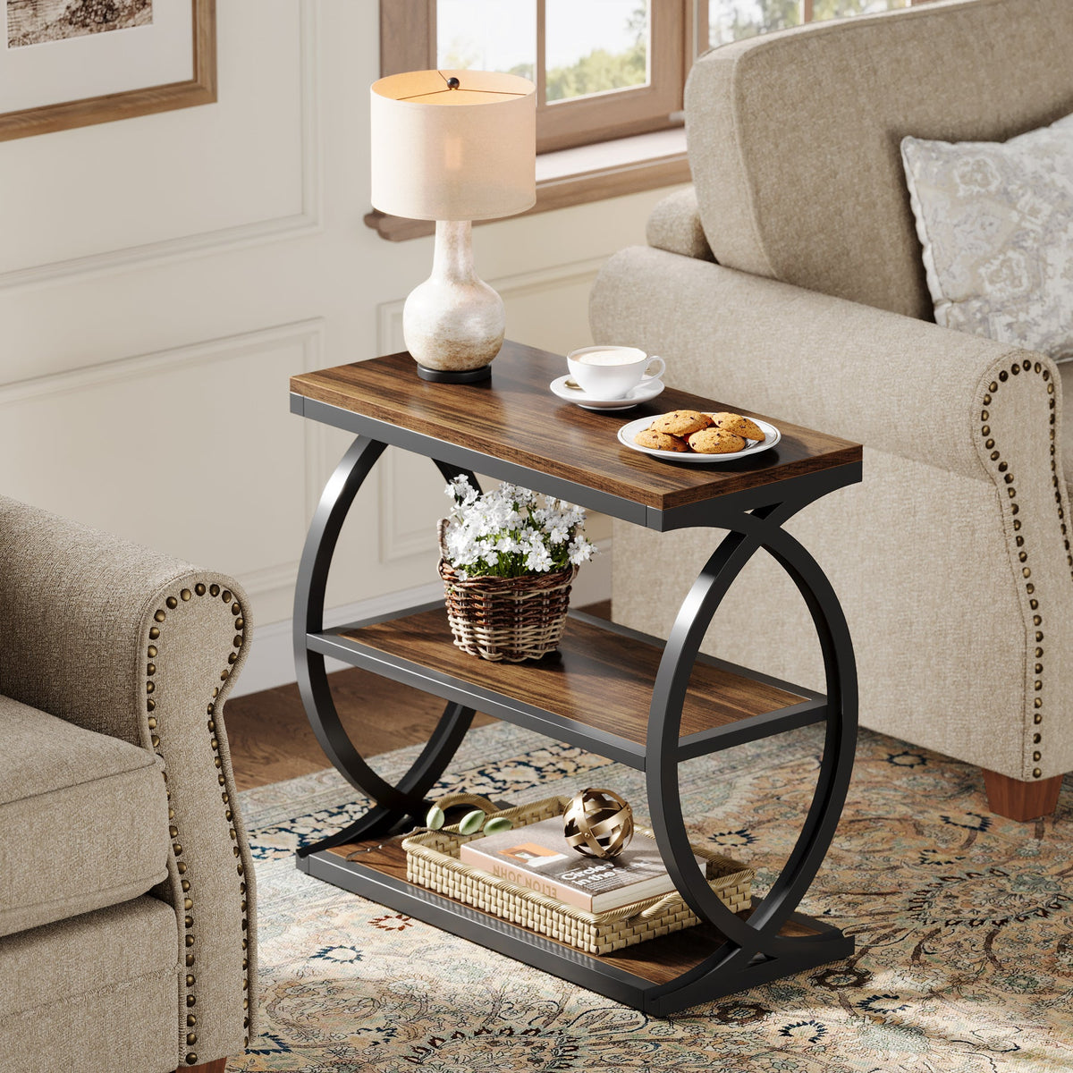 #Colour_Rustic Brown & Black