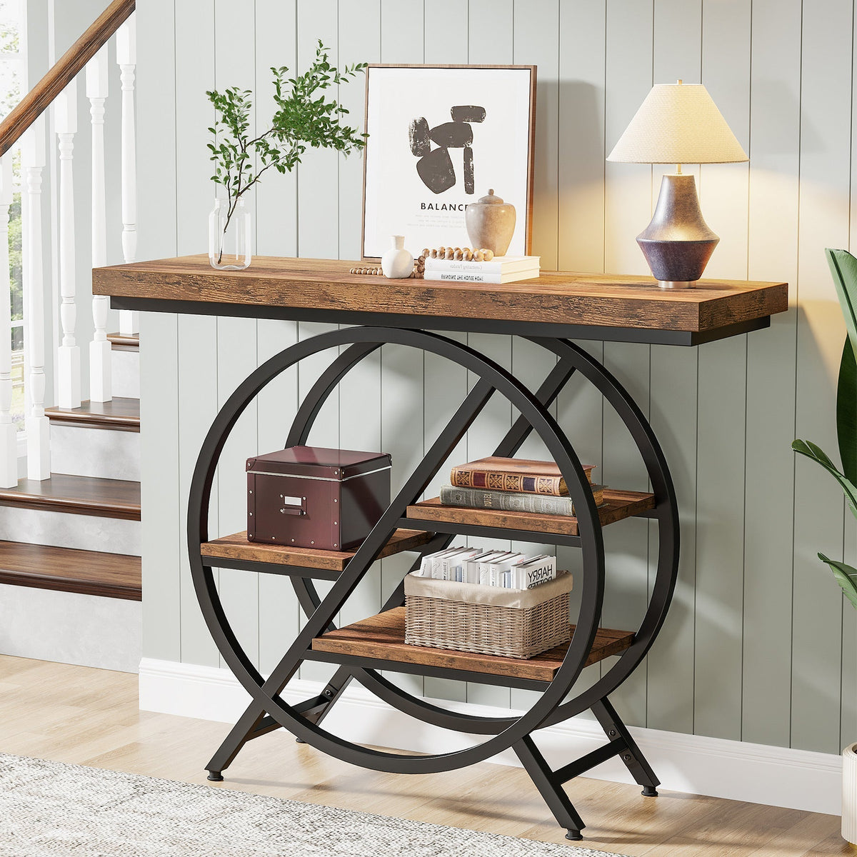 4-tier console table