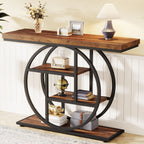 41.3-inch industrial console table