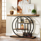 41.3-inch industrial console table