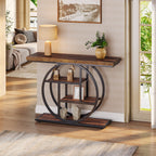 41.3-inch industrial console table