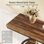 41.3-inch industrial console table