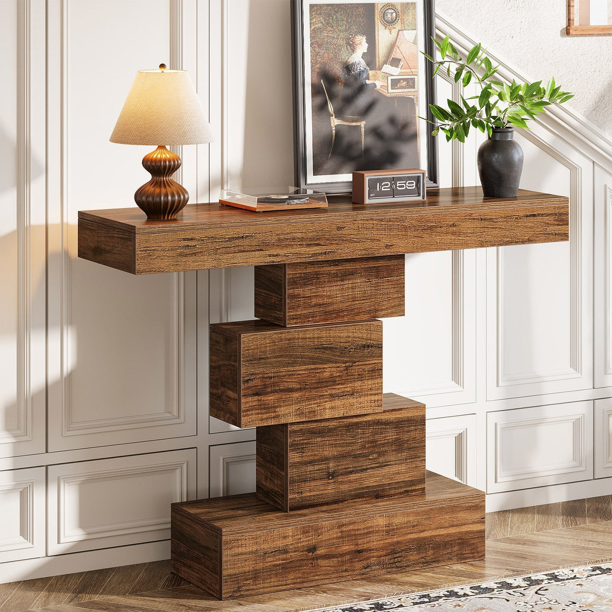42.5-inch narrow console table