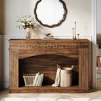 47" Farmhouse Console Table, 2-Tier Sofa Table Entryway Table